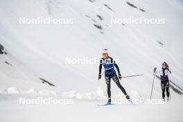 18.06.2024, Tignes, France (FRA): Delphine Claudel (FRA) - Cross-Country summer training, Tignes (FRA). www.nordicfocus.com. © Authamayou/NordicFocus. Every downloaded picture is fee-liable.