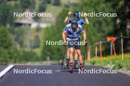 14.08.2024, Ulrichen, Switzerland (SUI): Lucas Boegl (GER) - Cross-Country summer training, Ulrichen (SUI). www.nordicfocus.com. © Manzoni/NordicFocus. Every downloaded picture is fee-liable.