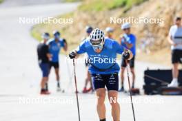 23.07.2024, Premanon, France (FRA): Lucas Chanavat (FRA) - Cross-Country summer training, Premanon (FRA). www.nordicfocus.com. © Manzoni/NordicFocus. Every downloaded picture is fee-liable.