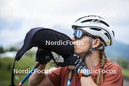 09.07.2024, Lavaze, Italy (ITA): Nadine Faehndrich (SUI) - Cross-Country summer training, Lavaze (ITA). www.nordicfocus.com. © Vanzetta/NordicFocus. Every downloaded picture is fee-liable.