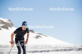 19.06.2024, Tignes, France (FRA): Hugo Lapalus (FRA) - Cross-Country summer training, Tignes (FRA). www.nordicfocus.com. © Authamayou/NordicFocus. Every downloaded picture is fee-liable.