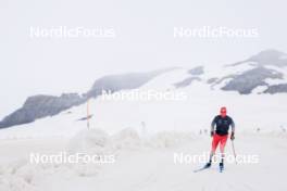 22.06.2024, Les Diablerets, Switzerland (SUI): Antonin Savary (SUI) - Cross-Country summer training on the Glacier 3000, Les Diablerets (SUI). www.nordicfocus.com. © Manzoni/NordicFocus. Every downloaded picture is fee-liable.