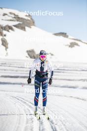 19.06.2024, Tignes, France (FRA): Léna Quintin (FRA) - Cross-Country summer training, Tignes (FRA). www.nordicfocus.com. © Authamayou/NordicFocus. Every downloaded picture is fee-liable.