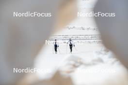 18.06.2024, Tignes, France (FRA): Flora Dolci (FRA), Léna Quintin (FRA), (l-r) - Cross-Country summer training, Tignes (FRA). www.nordicfocus.com. © Authamayou/NordicFocus. Every downloaded picture is fee-liable.