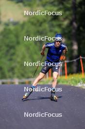 14.08.2024, Ulrichen, Switzerland (SUI): Albert Kuchler (GER) - Cross-Country summer training, Ulrichen (SUI). www.nordicfocus.com. © Manzoni/NordicFocus. Every downloaded picture is fee-liable.