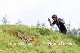 10.09.2024, Lenzerheide, Switzerland (SUI): Jonas Baumann (SUI) - Cross-Country training, Lenzerheide (SUI). www.nordicfocus.com. © Manzoni/NordicFocus. Every downloaded picture is fee-liable.