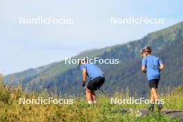 15.08.2024, Ulrichen, Switzerland (SUI): Jan-Friedrich Doerks (GER) - Cross-Country summer training, Ulrichen (SUI). www.nordicfocus.com. © Manzoni/NordicFocus. Every downloaded picture is fee-liable.