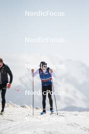 19.06.2024, Tignes, France (FRA): Jules Lapierre (FRA) - Cross-Country summer training, Tignes (FRA). www.nordicfocus.com. © Authamayou/NordicFocus. Every downloaded picture is fee-liable.