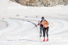 19.06.2024, Tignes, France (FRA): Maelle Veyre (FRA) - Cross-Country summer training, Tignes (FRA). www.nordicfocus.com. © Authamayou/NordicFocus. Every downloaded picture is fee-liable.