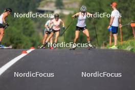 15.08.2024, Ulrichen, Switzerland (SUI): Lena Keck (GER) - Cross-Country summer training, Ulrichen (SUI). www.nordicfocus.com. © Manzoni/NordicFocus. Every downloaded picture is fee-liable.