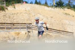 23.07.2024, Premanon, France (FRA): Mathis Desloges (FRA) - Cross-Country summer training, Premanon (FRA). www.nordicfocus.com. © Manzoni/NordicFocus. Every downloaded picture is fee-liable.