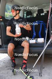 07.08.2024, Lenzerheide, Switzerland (SUI): Nicola Wigger (SUI) - Cross-Country summer training, Lenzerheide (SUI). www.nordicfocus.com. © Manzoni/NordicFocus. Every downloaded picture is fee-liable.