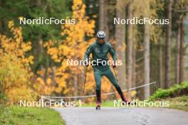 13.10.2024, Ramsau am Dachstein, Austria (AUT): Andrew Young (GBR) - Cross-Country summer training, Ramsau am Dachstein (AUT). www.nordicfocus.com. © Manzoni/NordicFocus. Every downloaded picture is fee-liable.