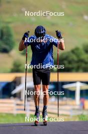 15.08.2024, Ulrichen, Switzerland (SUI): Florian Notz (GER) - Cross-Country summer training, Ulrichen (SUI). www.nordicfocus.com. © Manzoni/NordicFocus. Every downloaded picture is fee-liable.