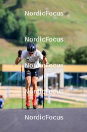 15.08.2024, Ulrichen, Switzerland (SUI): Jan Stoelben (GER) - Cross-Country summer training, Ulrichen (SUI). www.nordicfocus.com. © Manzoni/NordicFocus. Every downloaded picture is fee-liable.