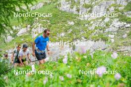 19.06.2024, Tignes, France (FRA): Alexandre Pouyé (FRA), Coach Team France - Cross-Country summer training, Tignes (FRA). www.nordicfocus.com. © Authamayou/NordicFocus. Every downloaded picture is fee-liable.