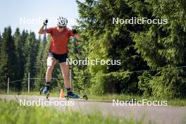 09.07.2024, Lavaze, Italy (ITA): Nadine Faehndrich (SUI) - Cross-Country summer training, Lavaze (ITA). www.nordicfocus.com. © Vanzetta/NordicFocus. Every downloaded picture is fee-liable.