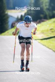 08.08.2024, Lavaze, Italy (ITA): Lucas Boegl (GER) - Cross-Country summer training, Lavaze (ITA). www.nordicfocus.com. © Vanzetta/NordicFocus. Every downloaded picture is fee-liable.