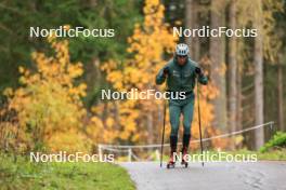 13.10.2024, Ramsau am Dachstein, Austria (AUT): Andrew Young (GBR) - Cross-Country summer training, Ramsau am Dachstein (AUT). www.nordicfocus.com. © Manzoni/NordicFocus. Every downloaded picture is fee-liable.