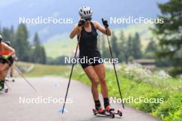 15.08.2024, Ulrichen, Switzerland (SUI): Pia Fink (GER) - Cross-Country summer training, Ulrichen (SUI). www.nordicfocus.com. © Manzoni/NordicFocus. Every downloaded picture is fee-liable.