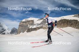 18.06.2024, Tignes, France (FRA): Maelle Veyre (FRA) - Cross-Country summer training, Tignes (FRA). www.nordicfocus.com. © Authamayou/NordicFocus. Every downloaded picture is fee-liable.