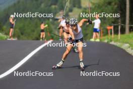 15.08.2024, Ulrichen, Switzerland (SUI): Lena Keck (GER) - Cross-Country summer training, Ulrichen (SUI). www.nordicfocus.com. © Manzoni/NordicFocus. Every downloaded picture is fee-liable.