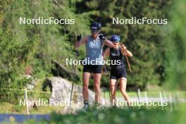 18.07.2024, Lenzerheide, Switzerland (SUI): Lea Fischer (SUI) - Cross-Country summer training, Lenzerheide (SUI). www.nordicfocus.com. © Manzoni/NordicFocus. Every downloaded picture is fee-liable.