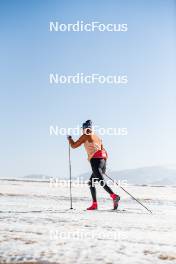 19.06.2024, Tignes, France (FRA): Maelle Veyre (FRA) - Cross-Country summer training, Tignes (FRA). www.nordicfocus.com. © Authamayou/NordicFocus. Every downloaded picture is fee-liable.