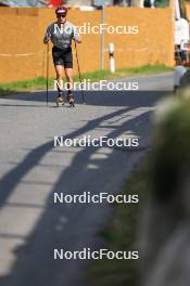 07.08.2024, Lenzerheide, Switzerland (SUI): Cla-Ursin Nufer (SUI) - Cross-Country summer training, Lenzerheide (SUI). www.nordicfocus.com. © Manzoni/NordicFocus. Every downloaded picture is fee-liable.