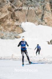 18.06.2024, Tignes, France (FRA): Delphine Claudel (FRA) - Cross-Country summer training, Tignes (FRA). www.nordicfocus.com. © Authamayou/NordicFocus. Every downloaded picture is fee-liable.