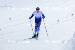 14.10.2024, Ramsau am Dachstein, Austria (AUT): Francesco De Fabiani (ITA) - Cross-Country summer training, Dachsteinglacier, Ramsau am Dachstein (AUT). www.nordicfocus.com. © Manzoni/NordicFocus. Every downloaded picture is fee-liable.