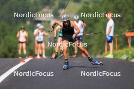 15.08.2024, Ulrichen, Switzerland (SUI): Sofie Krehl (GER) - Cross-Country summer training, Ulrichen (SUI). www.nordicfocus.com. © Manzoni/NordicFocus. Every downloaded picture is fee-liable.