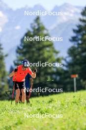 15.08.2024, Ulrichen, Switzerland (SUI): Albert Kuchler (GER) - Cross-Country summer training, Ulrichen (SUI). www.nordicfocus.com. © Manzoni/NordicFocus. Every downloaded picture is fee-liable.