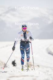 19.06.2024, Tignes, France (FRA): Léna Quintin (FRA) - Cross-Country summer training, Tignes (FRA). www.nordicfocus.com. © Authamayou/NordicFocus. Every downloaded picture is fee-liable.