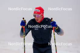 22.06.2024, Les Diablerets, Switzerland (SUI): Valerio Grond (SUI) - Cross-Country summer training on the Glacier 3000, Les Diablerets (SUI). www.nordicfocus.com. © Manzoni/NordicFocus. Every downloaded picture is fee-liable.