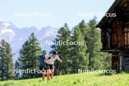 15.08.2024, Ulrichen, Switzerland (SUI): Friedrich Moch (GER) - Cross-Country summer training, Ulrichen (SUI). www.nordicfocus.com. © Manzoni/NordicFocus. Every downloaded picture is fee-liable.