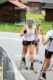 14.08.2024, Ulrichen, Switzerland (SUI): Coletta Rydzek (GER) - Cross-Country summer training, Ulrichen (SUI). www.nordicfocus.com. © Manzoni/NordicFocus. Every downloaded picture is fee-liable.