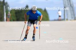 23.07.2024, Premanon, France (FRA): Theo Schely (FRA) - Cross-Country summer training, Premanon (FRA). www.nordicfocus.com. © Manzoni/NordicFocus. Every downloaded picture is fee-liable.