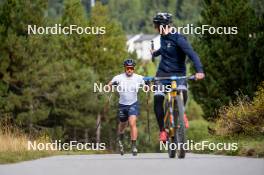 21.09.2024, Font-Romeu, France (FRA): Richard Jouve (FRA) - Cross-Country summer training, Font-Romeu (FRA). www.nordicfocus.com. © Authamayou/NordicFocus. Every downloaded picture is fee-liable.