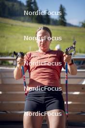 09.07.2024, Lavaze, Italy (ITA): Nadine Faehndrich (SUI) - Cross-Country summer training, Lavaze (ITA). www.nordicfocus.com. © Vanzetta/NordicFocus. Every downloaded picture is fee-liable.