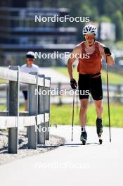 06.08.2024, Lenzerheide, Switzerland (SUI): Janik Riebli (SUI) - Cross-Country summer training, Lenzerheide (SUI). www.nordicfocus.com. © Manzoni/NordicFocus. Every downloaded picture is fee-liable.