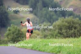 15.08.2024, Ulrichen, Switzerland (SUI): Coletta Rydzek (GER) - Cross-Country summer training, Ulrichen (SUI). www.nordicfocus.com. © Manzoni/NordicFocus. Every downloaded picture is fee-liable.