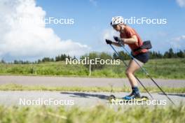 09.07.2024, Lavaze, Italy (ITA): Nadine Faehndrich (SUI) - Cross-Country summer training, Lavaze (ITA). www.nordicfocus.com. © Vanzetta/NordicFocus. Every downloaded picture is fee-liable.