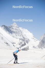 19.06.2024, Tignes, France (FRA): Remi Bourdin (FRA) - Cross-Country summer training, Tignes (FRA). www.nordicfocus.com. © Authamayou/NordicFocus. Every downloaded picture is fee-liable.