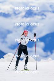 22.06.2024, Les Diablerets, Switzerland (SUI): Marina Kaelin (SUI) - Cross-Country summer training on the Glacier 3000, Les Diablerets (SUI). www.nordicfocus.com. © Manzoni/NordicFocus. Every downloaded picture is fee-liable.