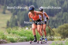 15.08.2024, Ulrichen, Switzerland (SUI): Katharina Hennig (GER) - Cross-Country summer training, Ulrichen (SUI). www.nordicfocus.com. © Manzoni/NordicFocus. Every downloaded picture is fee-liable.