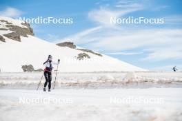 18.06.2024, Tignes, France (FRA): Mélissa Gal (FRA) - Cross-Country summer training, Tignes (FRA). www.nordicfocus.com. © Authamayou/NordicFocus. Every downloaded picture is fee-liable.