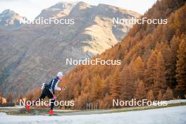 09.11.2024, Bessans, France (FRA): Hugo Lapalus (FRA) - Cross-Country summer training, Bessans (FRA). www.nordicfocus.com. © Authamayou/NordicFocus. Every downloaded picture is fee-liable.