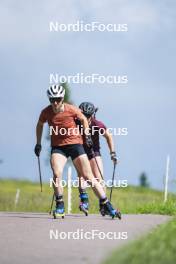 09.07.2024, Lavaze, Italy (ITA): Nadine Faehndrich (SUI) - Cross-Country summer training, Lavaze (ITA). www.nordicfocus.com. © Vanzetta/NordicFocus. Every downloaded picture is fee-liable.