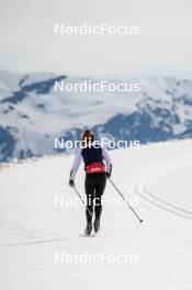 18.06.2024, Tignes, France (FRA): Mélissa Gal (FRA) - Cross-Country summer training, Tignes (FRA). www.nordicfocus.com. © Authamayou/NordicFocus. Every downloaded picture is fee-liable.